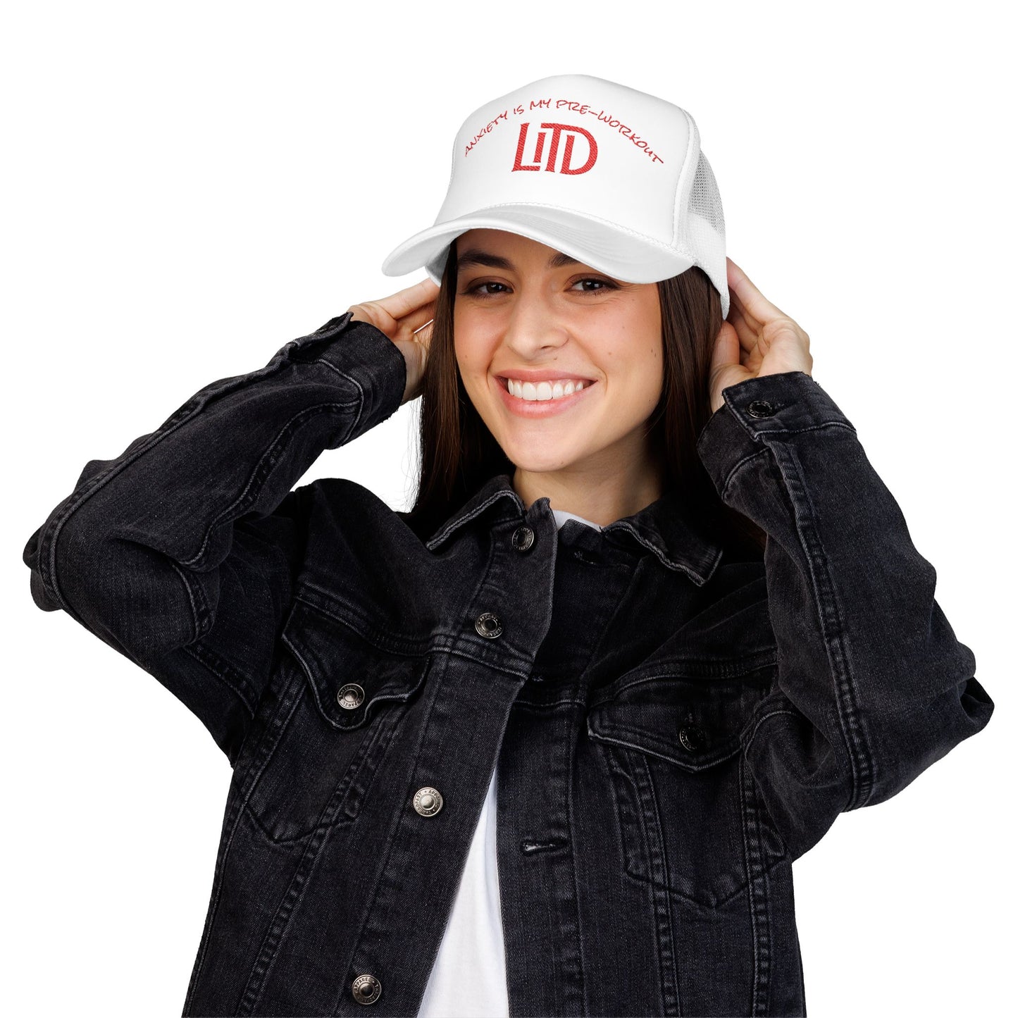 Anxiety is My Pre-Workout Foam Trucker Hat