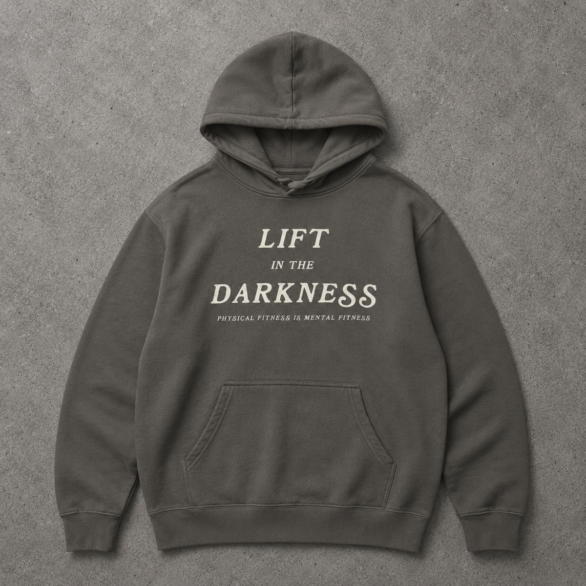 Lift in the Darkness Hoodie (Pepper)