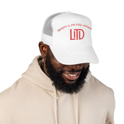 Anxiety is My Pre-Workout Foam Trucker Hat