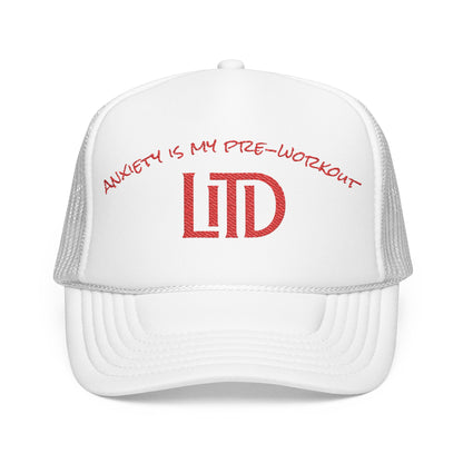 Anxiety is My Pre-Workout Foam Trucker Hat