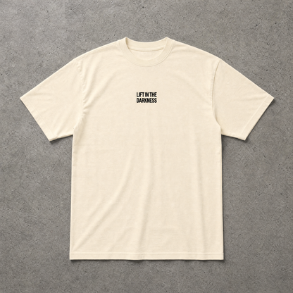 Depression Hates A Moving Target T-Shirt (Vintage White)
