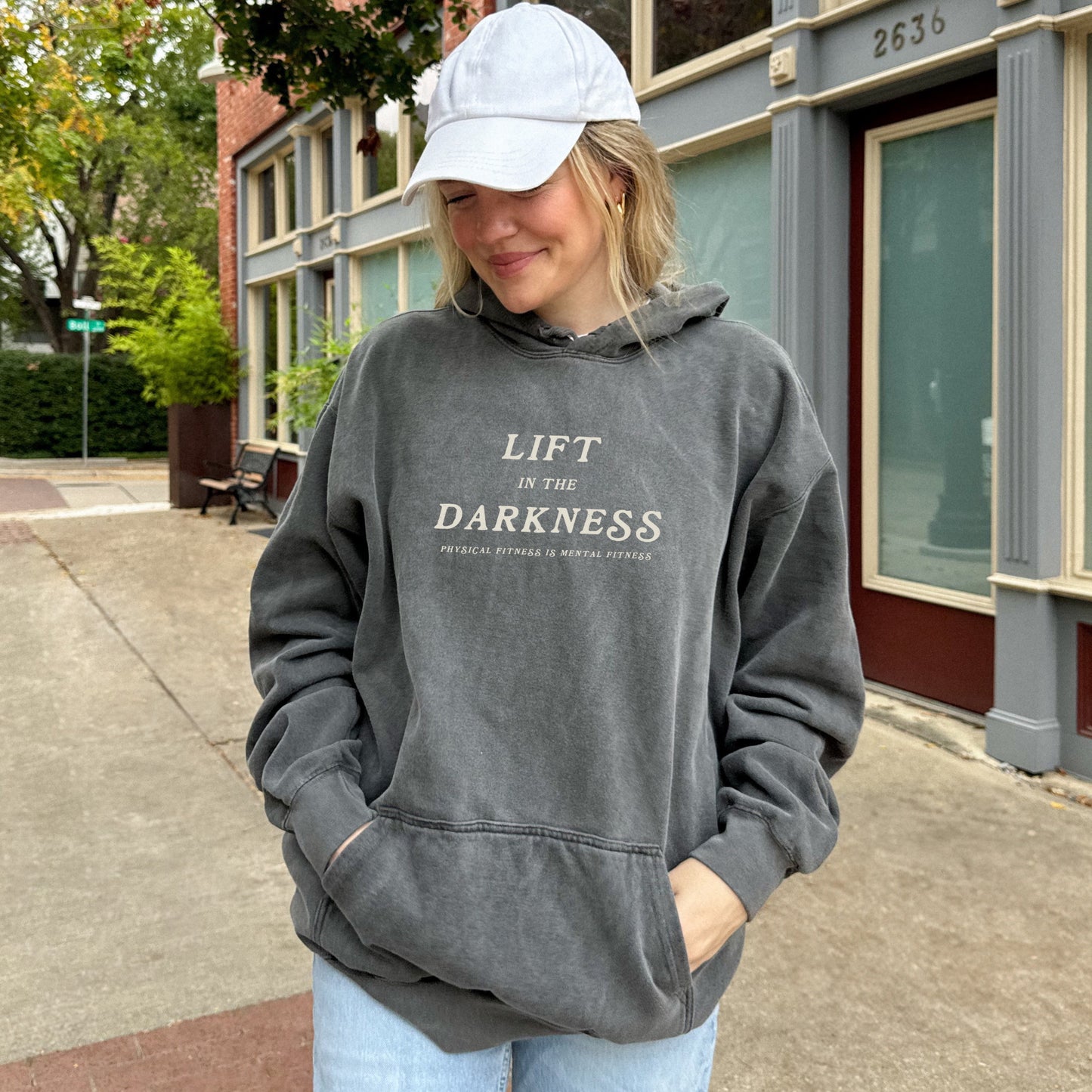 Lift in the Darkness Hoodie (Pepper)