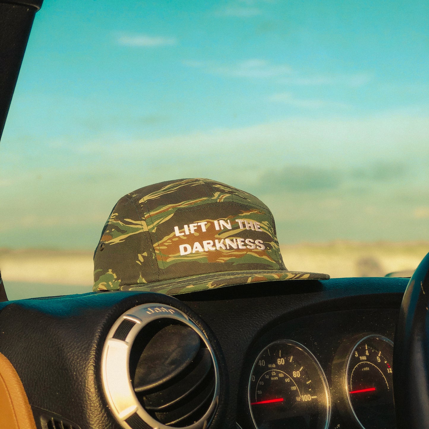 Lift in the Darkness Classic 5-Panel Hat (Camo)