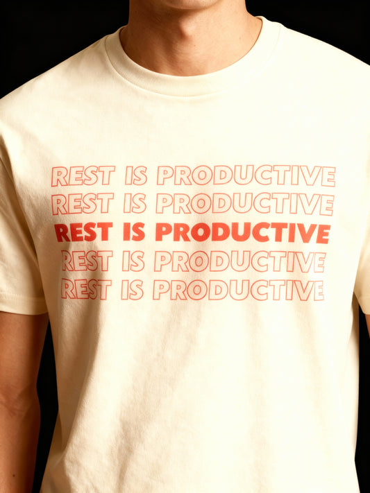 Rest is Productive Shirt (Vintage White)