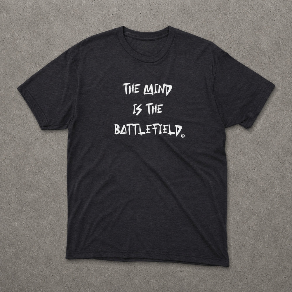 The Mind is the Battlefield T-Shirt (Charcoal Heather)