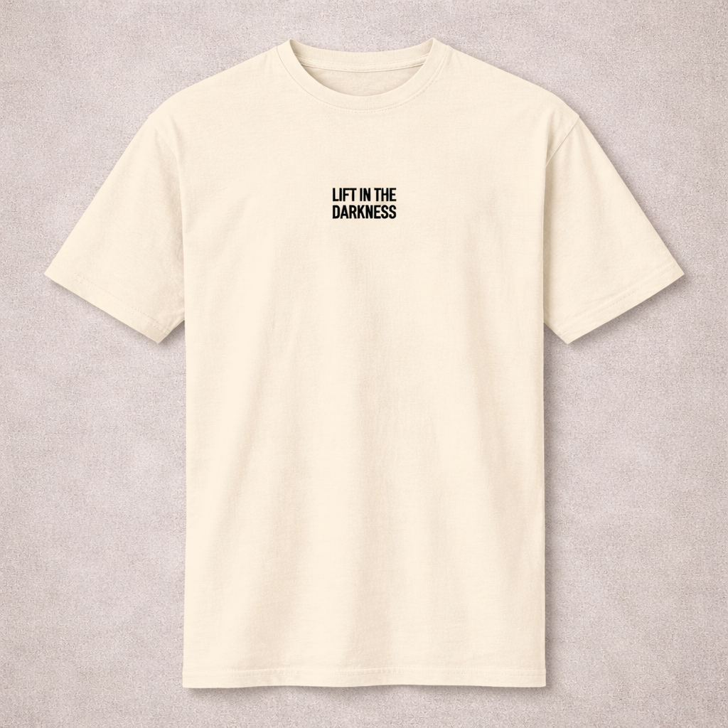 Depression Hates A Moving Target T-Shirt (Vintage White)