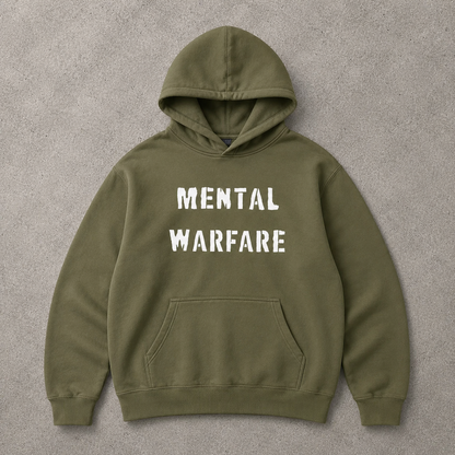Mental Warfare Oversized Hoodie (Military Green)
