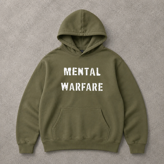 Mental Warfare Oversized Hoodie (Military Green)
