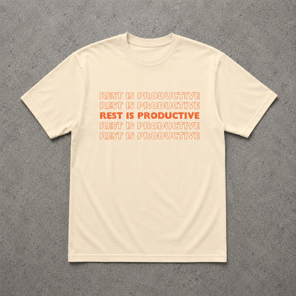 Rest is Productive Shirt (Vintage White)